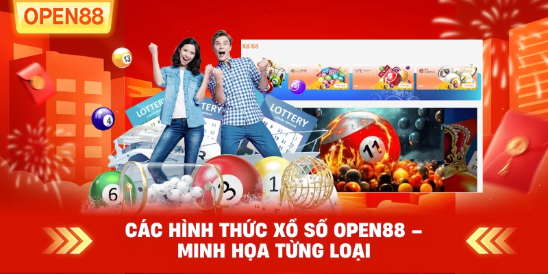 Các hình thức xổ số OPEN88 – minh họa từng loại